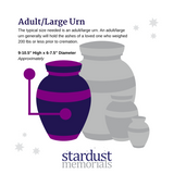 Adult Urn Size Graphic