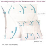 Journey Biodegradable Seafoam White Collection - Pieces Sold Separately