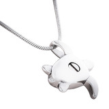 Sea Turtle Large Cremation Jewelry - Back View