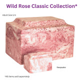 Wild Rose Classic Cultured Marble Keepsake Urn Collection - Pieces Sold Separately