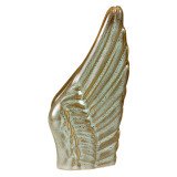 Wings Ceramic Keepsake Urn Serene - Side View