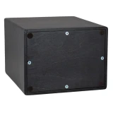 Arden Black Maple Wooden Urn Extra Large - Bottom / Base