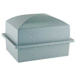 Crowne Compact Urn Vault for Box Burial - Gray