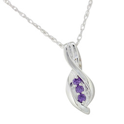 Infinity Purple Cremation Jewelry
