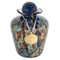 Sera Hand Blown Glass Cremation Urn - Shown with Pendant Option