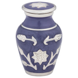 Grace Lavender Blue Keepsake Urn