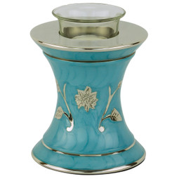 Grace Turquoise Tealight Urn