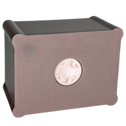 Claremont Cultured Marble Cremation Urn - Rosa - Bottom Opening Shown