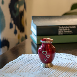 Loving Hearts Keepsake Urn