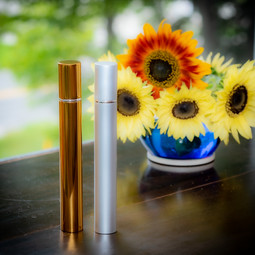 Brass Keepsake Scattering Tube - Howard Miller - Shown with Matching Silver - Sold Separately
