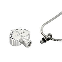 Cross My Heart Cremation Jewelry - Opening