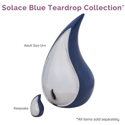 Solace Blue Teardrop Collection - Pieces Sold Separately