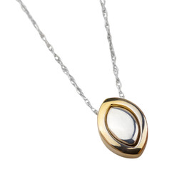 Modern Teardrop Pendant and Necklace for Ashes