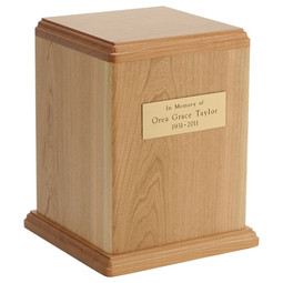 Gold Brass Urn Plate (urn sold separately)