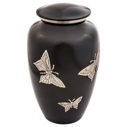 Classic Engraved Butterfly Urn