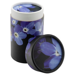 Forget Me Not Scattering Tube XS - Lid Off