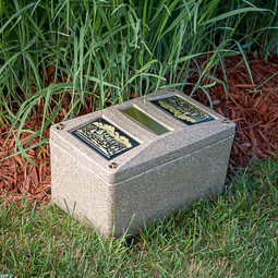 Champion Sandstone Urn Vault - Mountain Forest