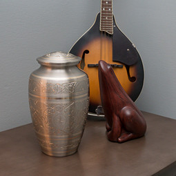 Platinum Elegance Urn for Ashes