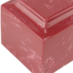 Berry Classic Cultured Marble Urn for Ashes - Close Up