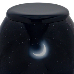 Evening Sky Cremation Urn - Close Up Detail Shown