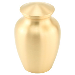 Simple Gold Cremation Urn Extra Small
