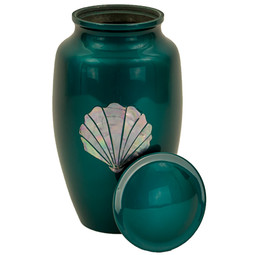 Seashell Urn Pendant - Shown with Lid Off