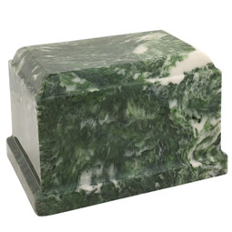 Emerald Olympus Cultured Marble Urn for Ashes