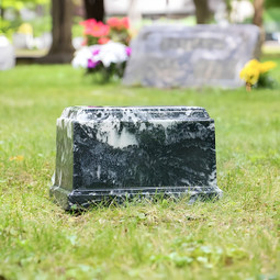 Ebony Cultured Marble Urn