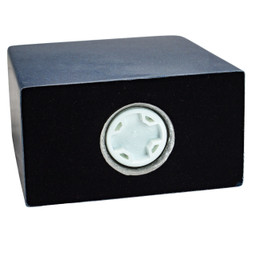 Indigo Cultured Marble Urn - Bottom Opening