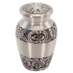 Elegant Pewter Keepsake Urn