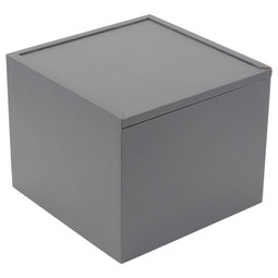 Simple Cube Urn - Gray