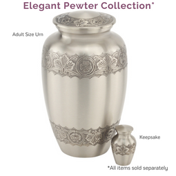 Elegant Pewter Collection - Pieces Sold Separately