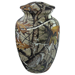 Classic Camouflage Urn - Medium