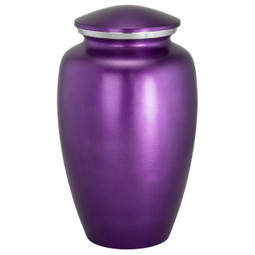Dark Amethyst Cremation Urn