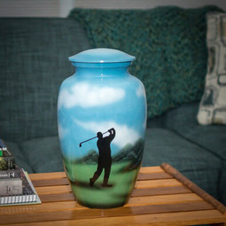 Golf Cremation Urn for Ashes