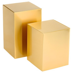 Standard Size Arrowstar Bronze Niche Urn shown in front of Tall Urn