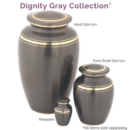Dignity Gray Collection - Pieces Sold Separately