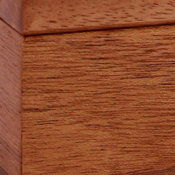Concord Mahogany Keepsake Urn Box - Close Up