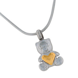 Teddy Bear Pendant for Ashes