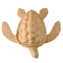 Paper Turtle Biodegradable Urn - Keepsake Top View