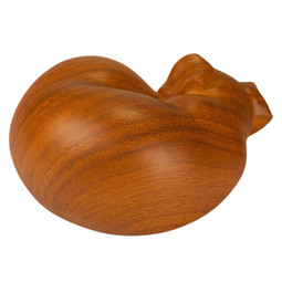 Sleeping Dog Pet Urn - Back View