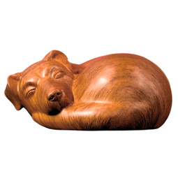 Sleeping Dog Pet Urn