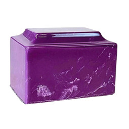 Amethyst Classic Cultured Marble Keepsake Urn