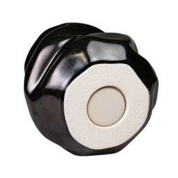 Inner Light Ceramic Tealight Urn Black - Bottom