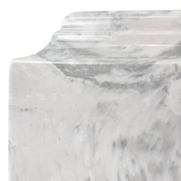 Carrera Cultured Marble Urn for Two - Close Up