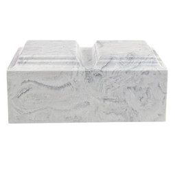 Carrera Cultured Marble Urn for Two