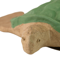 Paper Turtle Biodegradable Keepsake Urn Green - Close Up