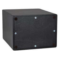 Arden Black Maple Wooden Urn Extra Large - Bottom / Base
