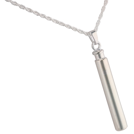 Simple Memorial Ashes Necklace | Free engraving | Featherlings