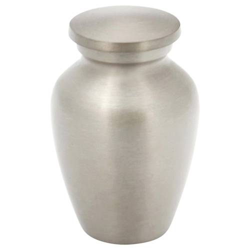 Large Pewter Paw Print Cremation Urn - Engravable - Perfect Memorials